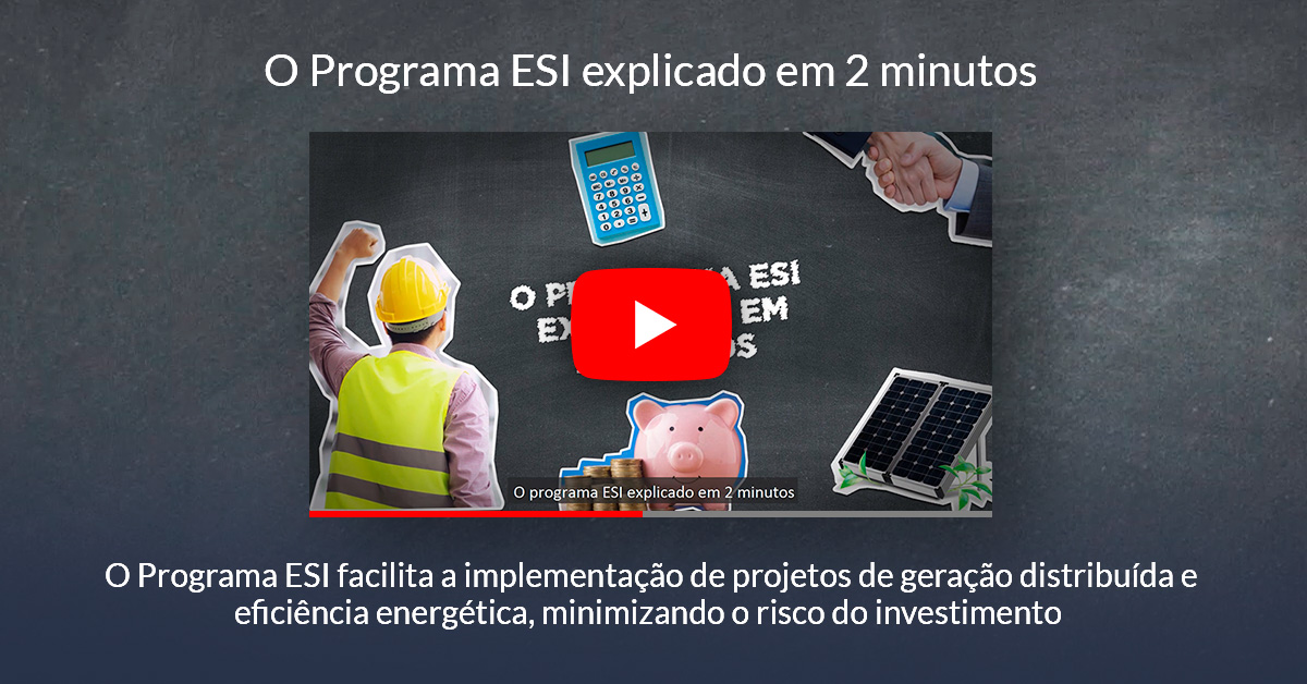 O Programa ESI explicado em 2 minutos