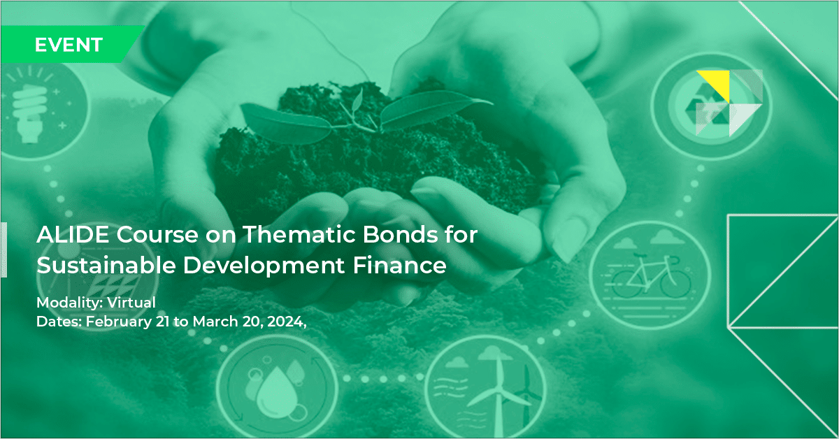 ALIDE Course on Thematic Bonds for Sustainable Development Finance